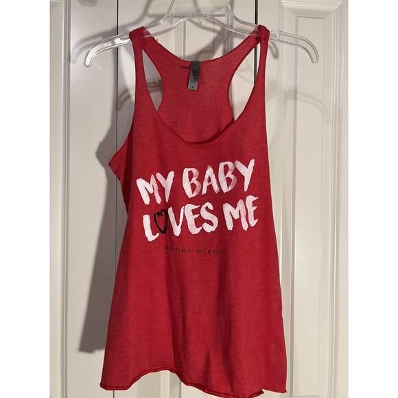Vintage MARTINA MCBRIDE "My Baby Loves Me" Women's Tank Size Medium - Picture 1 of 9